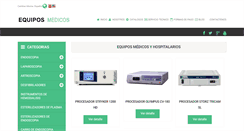 Desktop Screenshot of equiposmedico.net